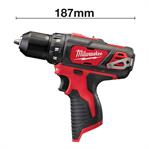 Milwaukee M12 BDD מברגה/מקדחה 12 וולט